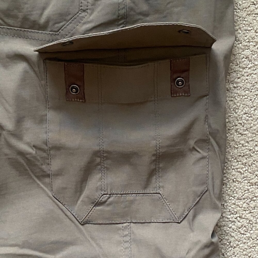 KUHL Renegade Convertible Cargo 30x34 Full Fit Softshell Quick Dry Khaki NWT - Picture 6 of 16